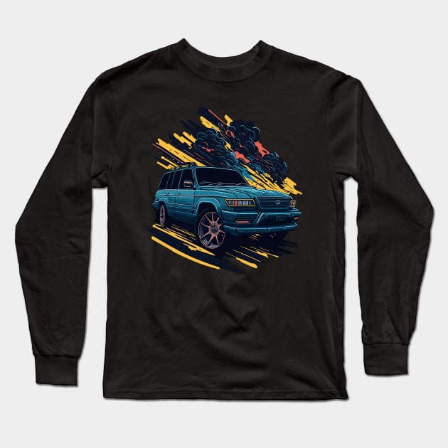 Lexus LX Classic Car Long Sleeve T-Shirt by Cruise Dresses